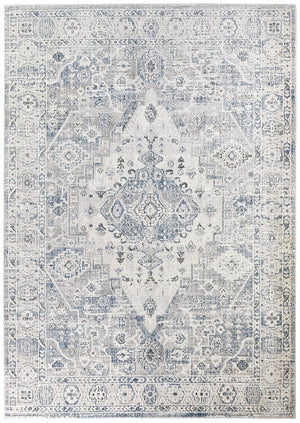 Medina Blue L.Grey Rug 0320C - Floorsome - MODERN