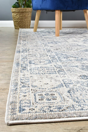 Medina Blue L.Grey Rug 0320C - Floorsome - MODERN