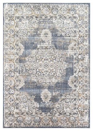 Medina Dark Blue Rug 0318A - Floorsome - MODERN