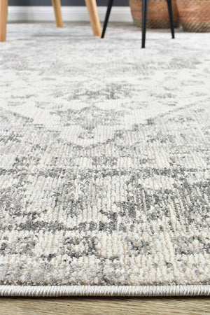 Medina Grey Rug 0321B - Floorsome - MODERN