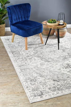 Medina Grey Rug 0321B - Floorsome - MODERN