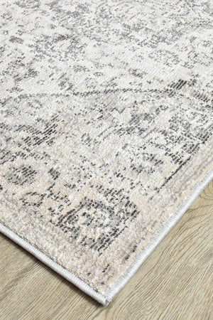 Medina Grey Rug 0321B - Floorsome - MODERN