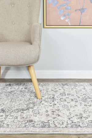 Medina Grey Rug 0321B - Floorsome - MODERN