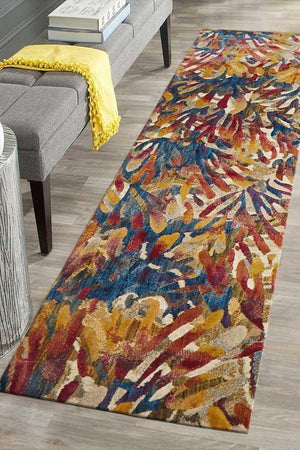 Memories Modern Tropical Runner Rug - Floorsome - Modern