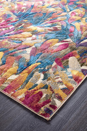 Memories Modern Tropical Runner Rug - Floorsome - Modern