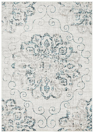 Metro 609 Transitional Rug Blue Grey - Floorsome - Modern