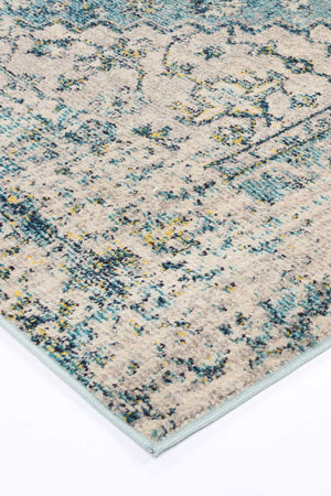 Micah Blue Transitional Rug - Floorsome - Rug