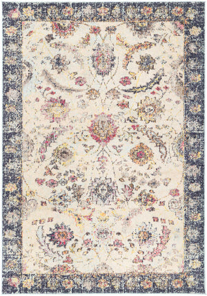 Micah Cream/Multi Traditional Rug - Floorsome - Rug