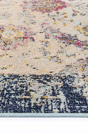 Micah Cream/Multi Traditional Rug - Floorsome - Rug