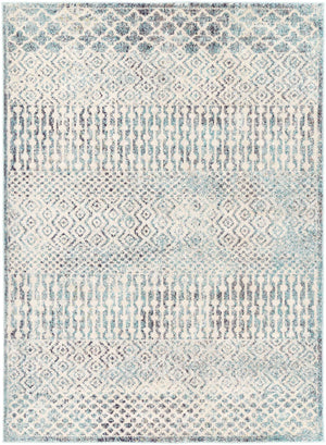 Micah Multi Blue Geometric Rug - Floorsome - Rug