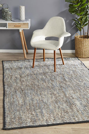 Miller 734 Smoke Rug - Floorsome - 