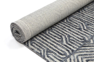 Mirabella Almeria Blue Contemporary Rug - Floorsome - Modern Rugs