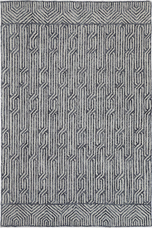 Mirabella Almeria Blue Contemporary Rug - Floorsome - Modern Rugs