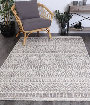 Mirabella Cadiz Ash Contemporary Rug - Floorsome - Modern Rugs