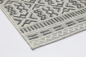 Mirabella Cordoba Grey Contemporary Rug - Floorsome - Modern Rugs