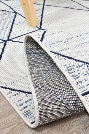 Mirada White Blue Rug 47277 - 396 - Floorsome - INDOOR/OUTDOOR