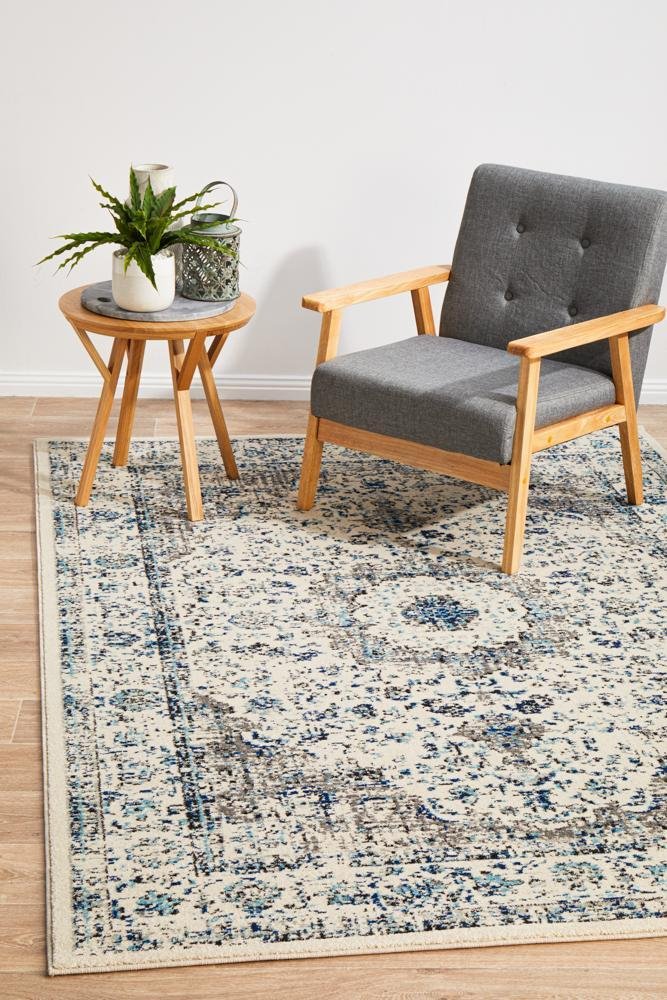 Mist White Transitional Rug