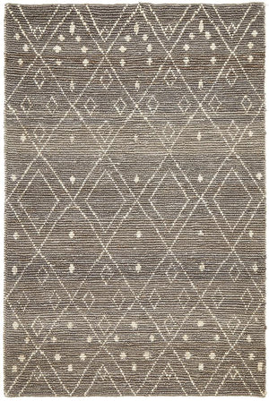 Misu Hand Woven Tribal Jute Rug - Floorsome - Natural