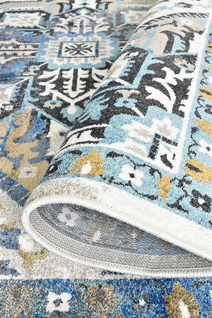 Montana Marine Blue Rug - Floorsome - MODERN