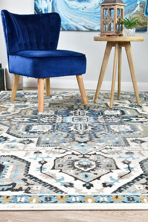 Montana Marine Blue Rug - Floorsome - MODERN