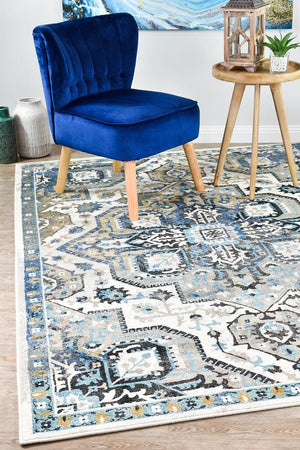 Montana Marine Blue Rug - Floorsome - MODERN