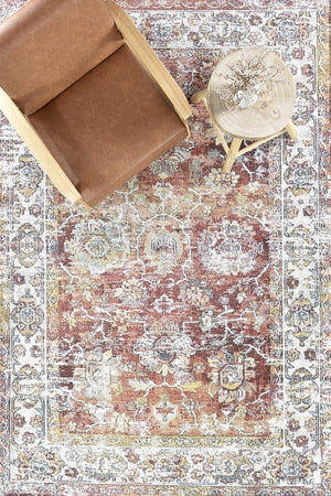 Morocco 0394B Terracotta Rug - Floorsome - MODERN