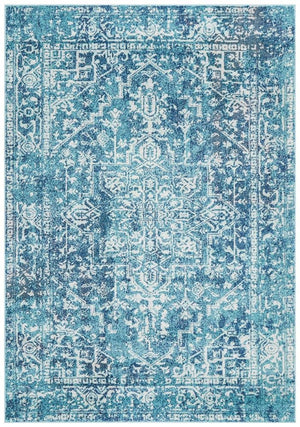 Muse Blue Transitional Rug - Floorsome - Modern