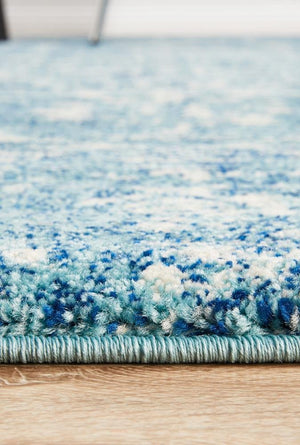 Muse Blue Transitional Rug - Floorsome - Modern