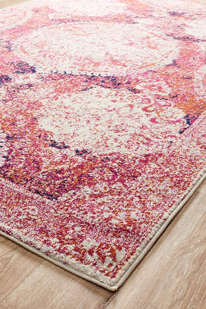 Museum 862 Fuschia Runner Rug - Floorsome - 