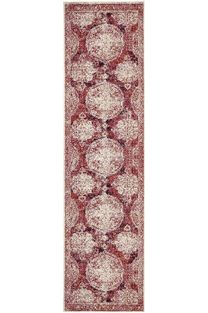 Museum 862 Fuschia Runner Rug - Floorsome - 