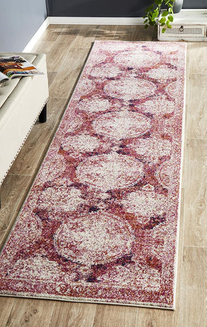 Museum 862 Fuschia Runner Rug - Floorsome - 