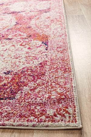 Museum 862 Fuschia Runner Rug - Floorsome - 