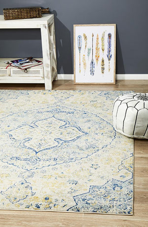 Museum 867 Sky Blue Rug - Floorsome - 