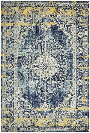 Museum 869 Navy Rug - Floorsome - 