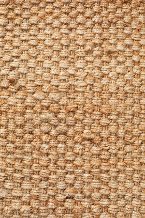 Natural Fiber Basket Weave Rug - Floorsome - Natural