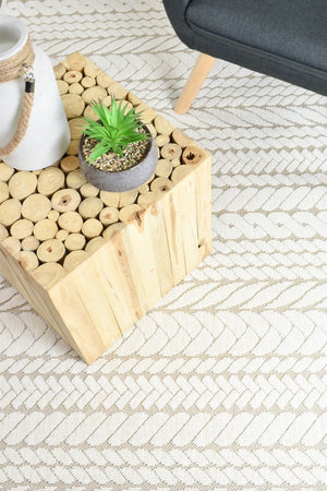 Nevada Cream Rug 20469 - 608 - Floorsome - INDOOR/OUTDOOR