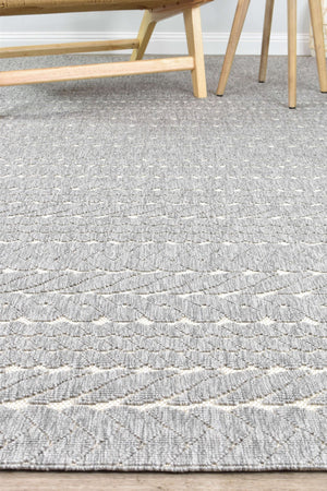 Nevada Grey White Rug 20469 - 302 - Floorsome - INDOOR/OUTDOOR