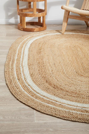 Noosa 111 Natural Oval Rug - Floorsome - NOOSA COLLECTION