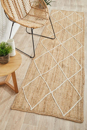 Noosa 222 Natural Runner Rug - Floorsome - NOOSA COLLECTION