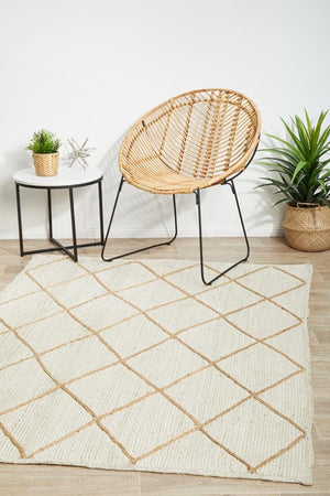 Noosa 222 White Rug - Floorsome - NOOSA COLLECTION