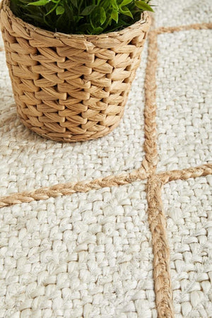 Noosa 222 White Runner Rug - Floorsome - NOOSA COLLECTION