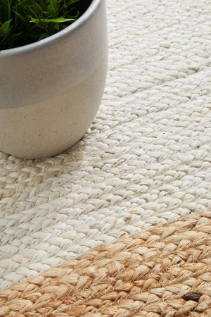 Noosa 333 White Natural Rug - Floorsome - NOOSA COLLECTION