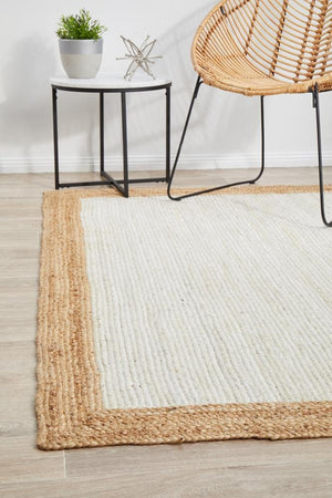 Noosa 333 White Natural Rug - Floorsome - NOOSA COLLECTION