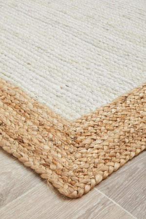 Noosa 333 White Natural Rug - Floorsome - NOOSA COLLECTION