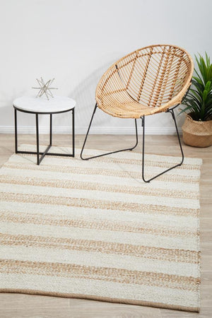 Noosa 555 Natural White Rug - Floorsome - NOOSA COLLECTION