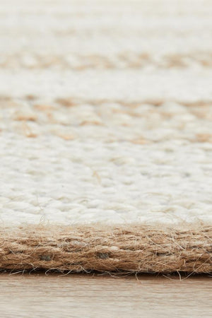 Noosa 555 Natural White Rug - Floorsome - NOOSA COLLECTION