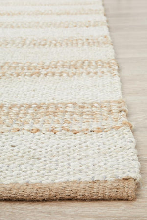 Noosa 555 Natural White Rug - Floorsome - NOOSA COLLECTION