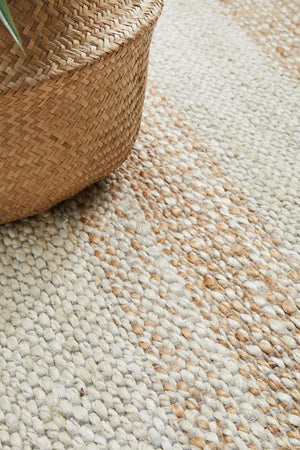 Noosa 555 Natural White Rug - Floorsome - NOOSA COLLECTION