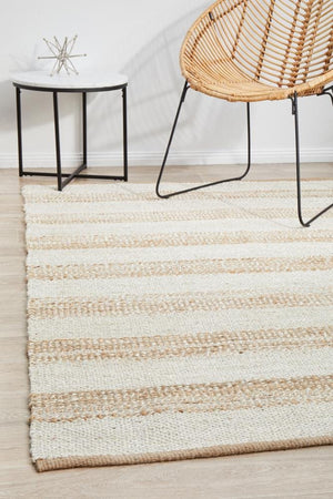 Noosa 555 Natural White Rug - Floorsome - NOOSA COLLECTION