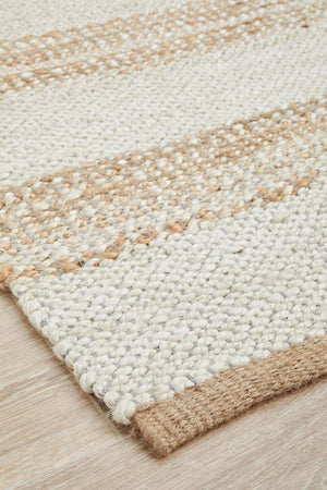 Noosa 555 Natural White Rug - Floorsome - NOOSA COLLECTION